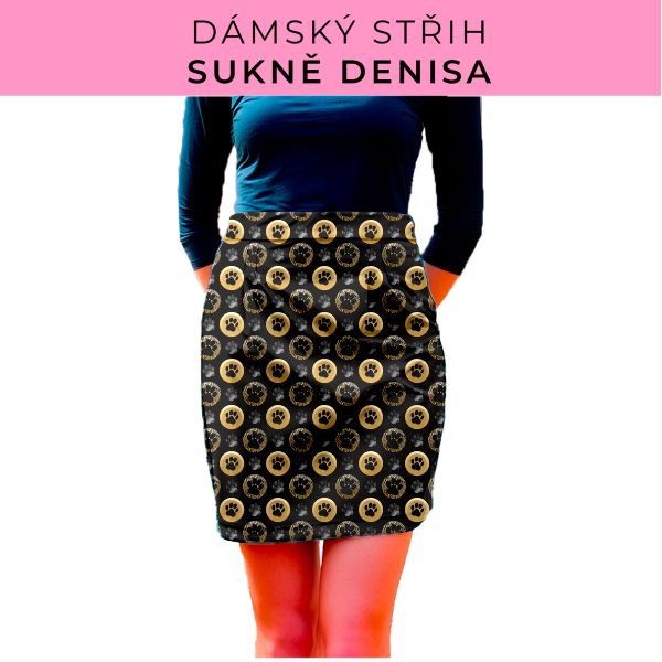 Dámský střih - Dámská sukně Denisa