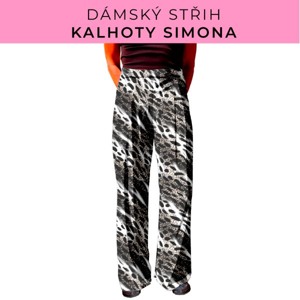 Dámský střih - kalhoty Simona