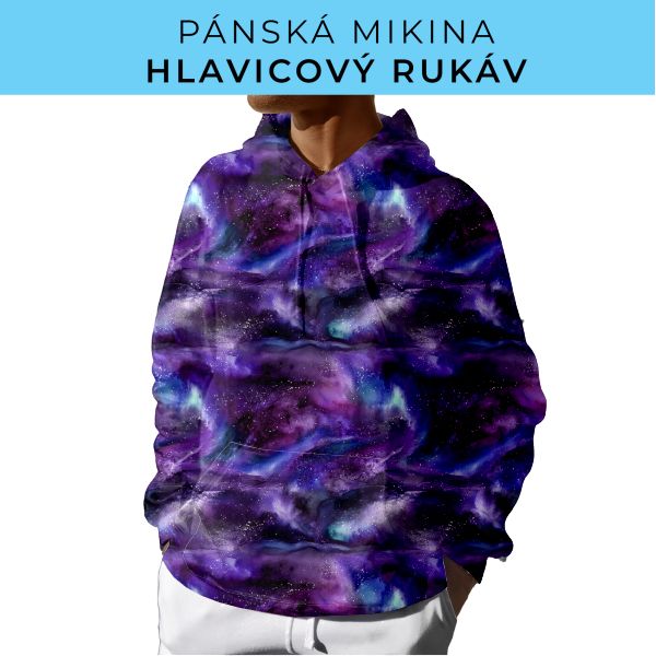 PÁNSKÝ střih - mikina s kapucí