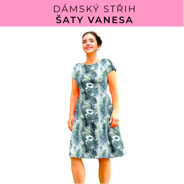 Dámský střih šaty Vanesa