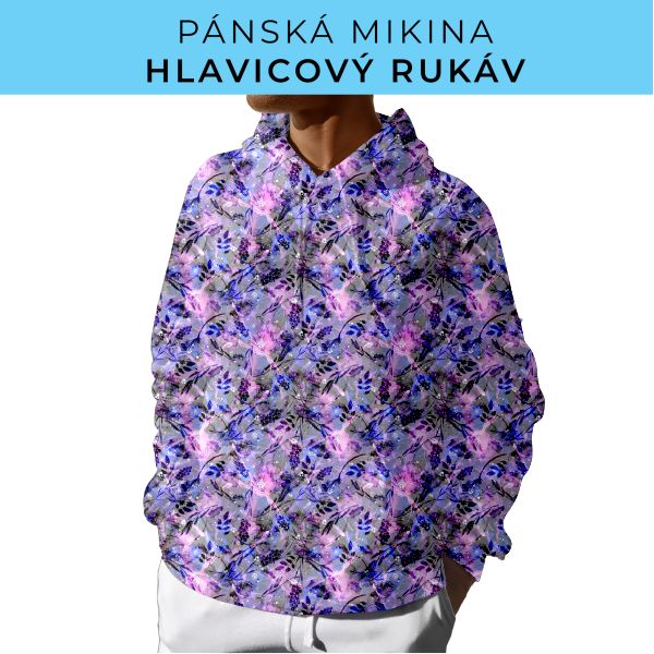PÁNSKÝ střih - mikina s kapucí