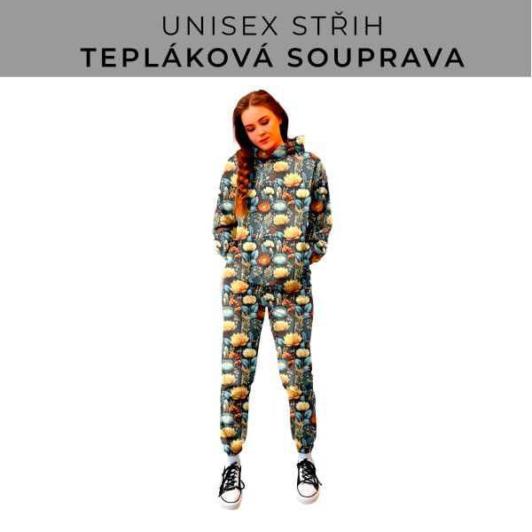 DÁMSKÝ střih - SET mikina a tepláky 