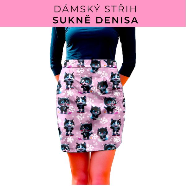 Dámský střih - Dámská sukně Denisa