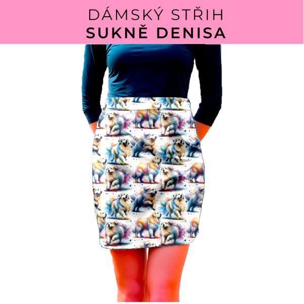 Dámský střih - Dámská sukně Denisa