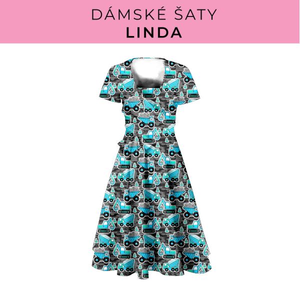 DÁMSKÝ střih - šaty Linda