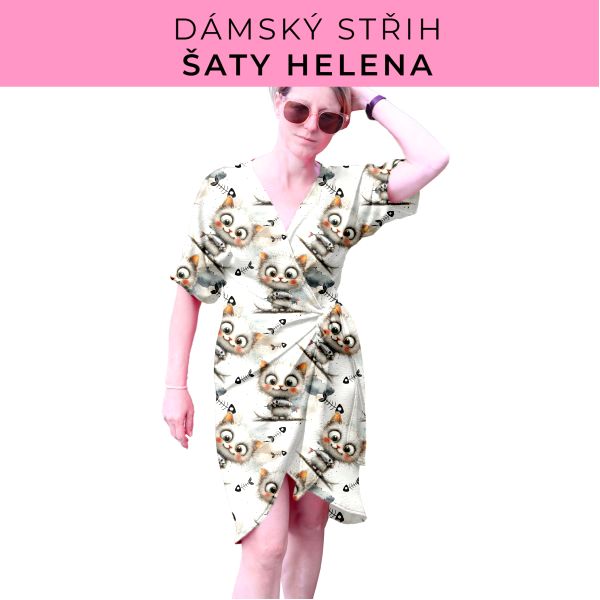 Dámský střih na šaty  Helena