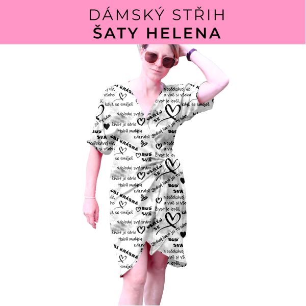 Dámský střih na šaty  Helena