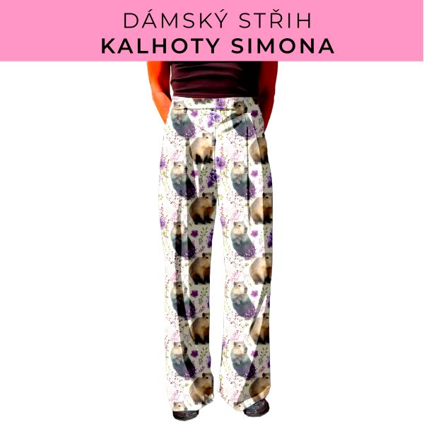 Dámský střih - kalhoty Simona