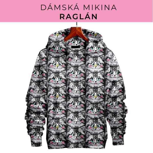 DÁMSKÝ střih - mikina raglán