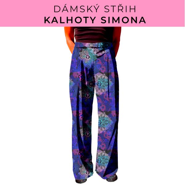 Dámský střih - kalhoty Simona