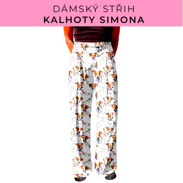 Dámský střih - kalhoty Simona