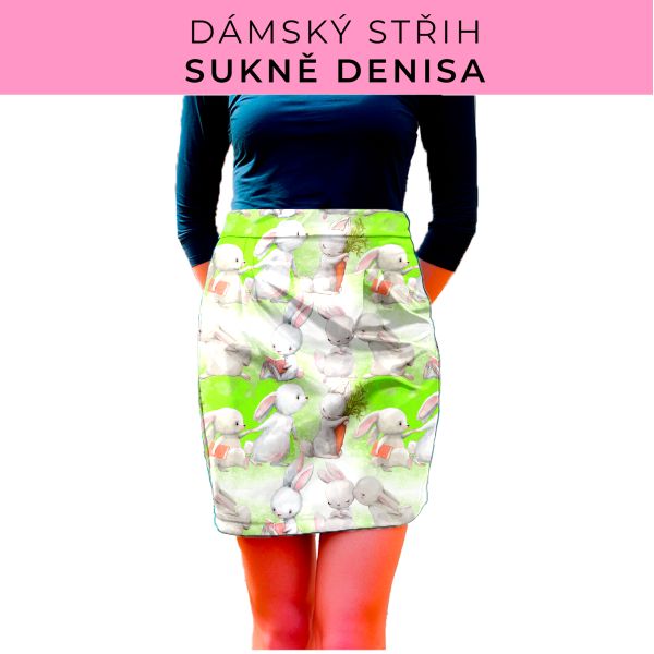 Dámský střih - Dámská sukně Denisa