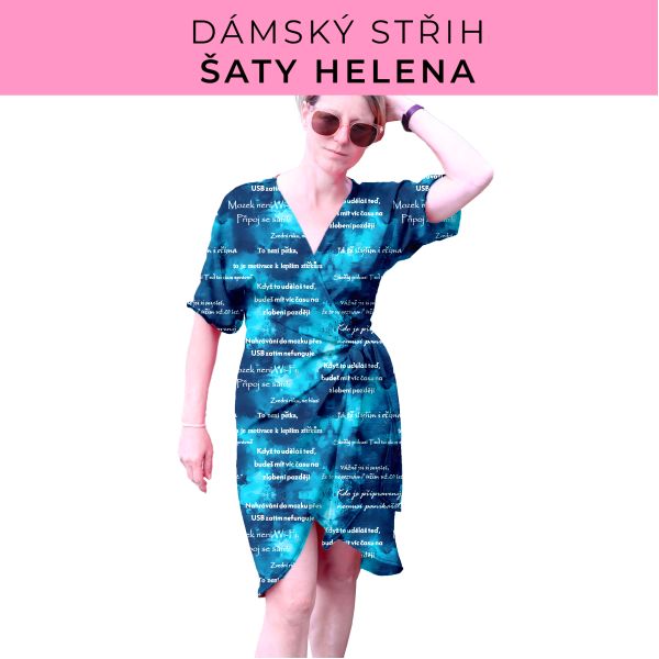 Dámský střih na šaty  Helena