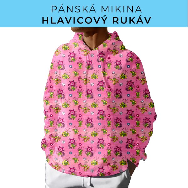 PÁNSKÝ střih - mikina s kapucí