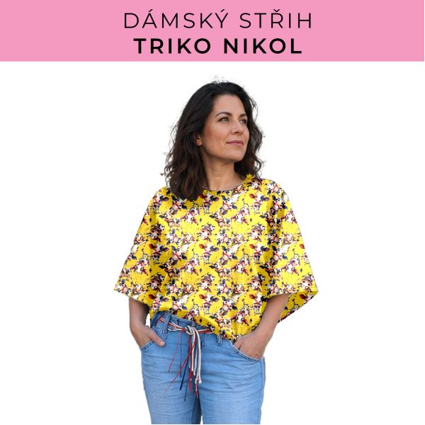 Dámský střih -  triko Nikol