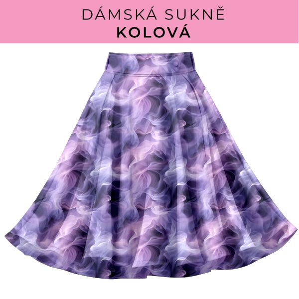 DÁMSKÝ střih - Kolová sukně