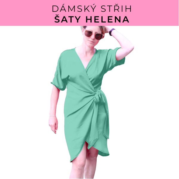 Dámský střih na šaty  Helena