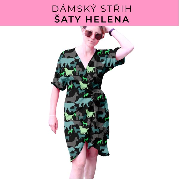 Dámský střih na šaty  Helena