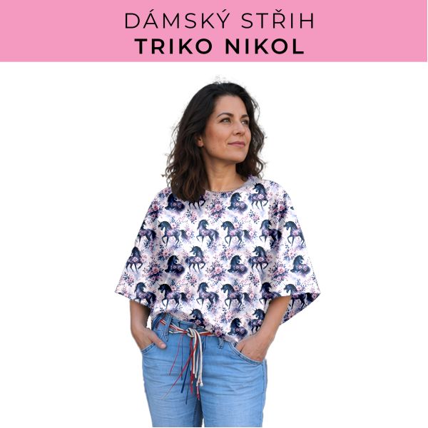 Dámský střih -  triko Nikol