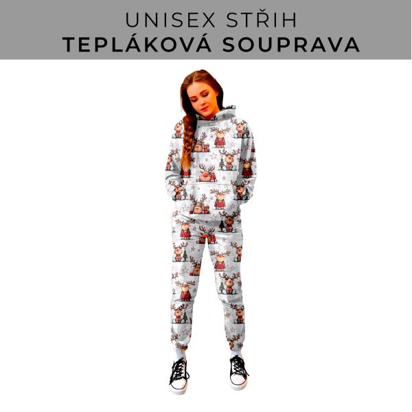 DÁMSKÝ střih - SET mikina a tepláky 