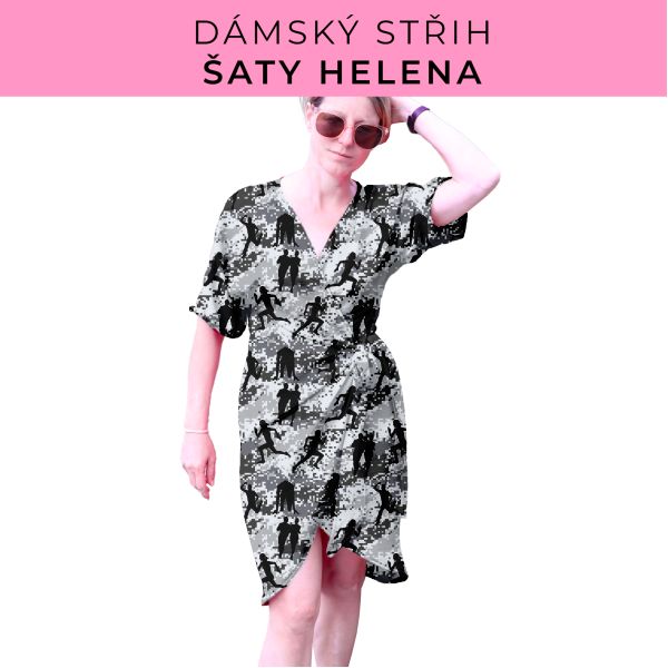 Dámský střih na šaty  Helena
