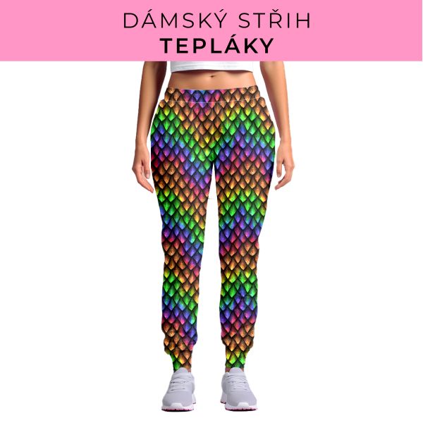 DÁMSKÝ střih - tepláky