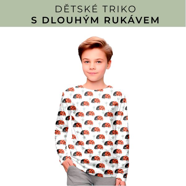 DĚTSKÝ střih - triko dlouhý rukáv