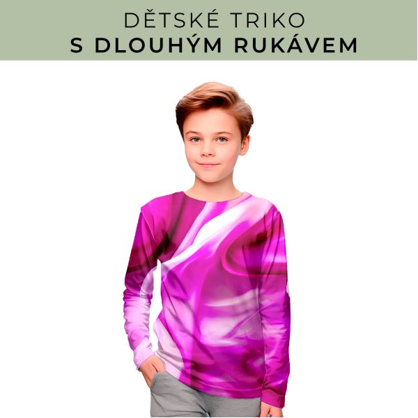 DĚTSKÝ střih - triko dlouhý rukáv