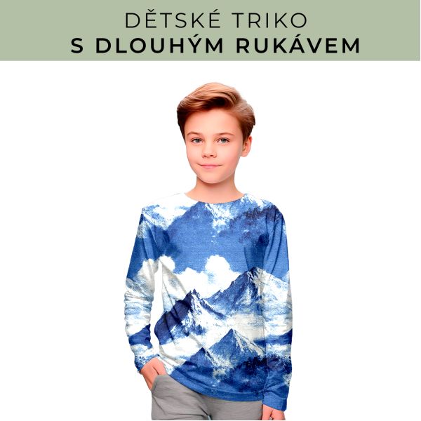 DĚTSKÝ střih - triko dlouhý rukáv