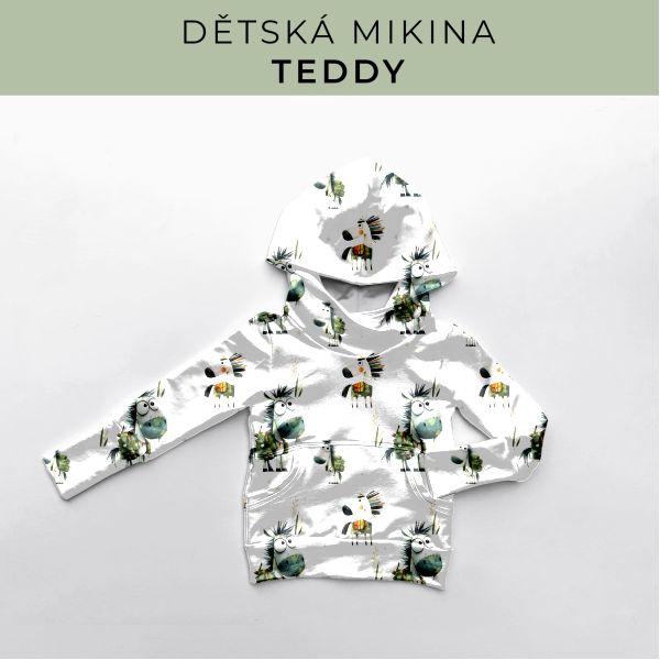 DĚTSKÝ střih - Mikina Teddy