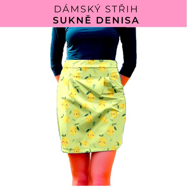 Dámský střih - Dámská sukně Denisa