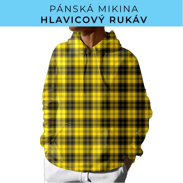 PÁNSKÝ střih - mikina s kapucí