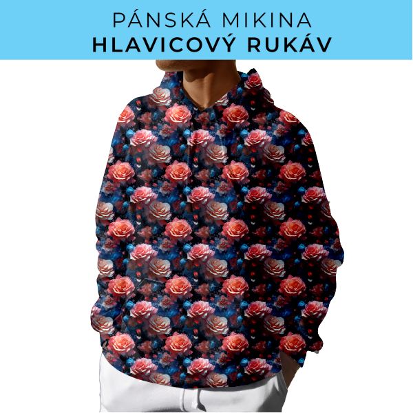 PÁNSKÝ střih - mikina s kapucí