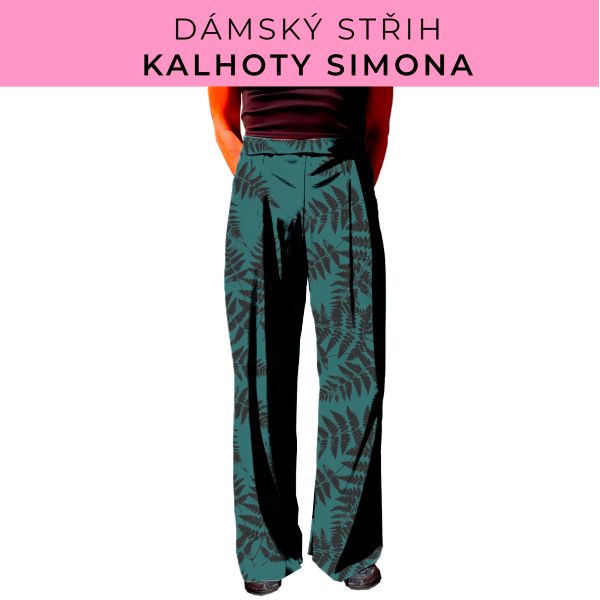 Dámský střih - kalhoty Simona