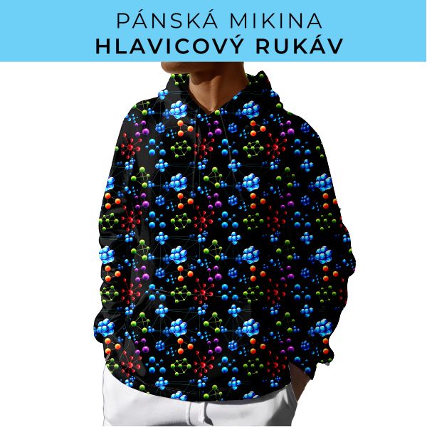PÁNSKÝ střih - mikina s kapucí