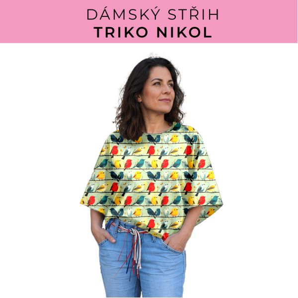 Dámský střih -  triko Nikol