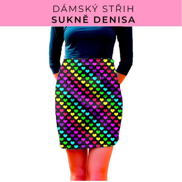 Dámský střih - Dámská sukně Denisa