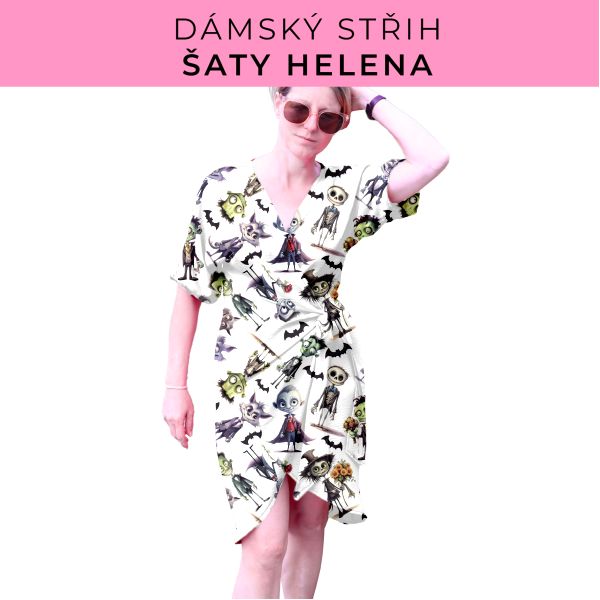 Dámský střih na šaty  Helena