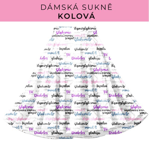 DÁMSKÝ střih - Kolová sukně