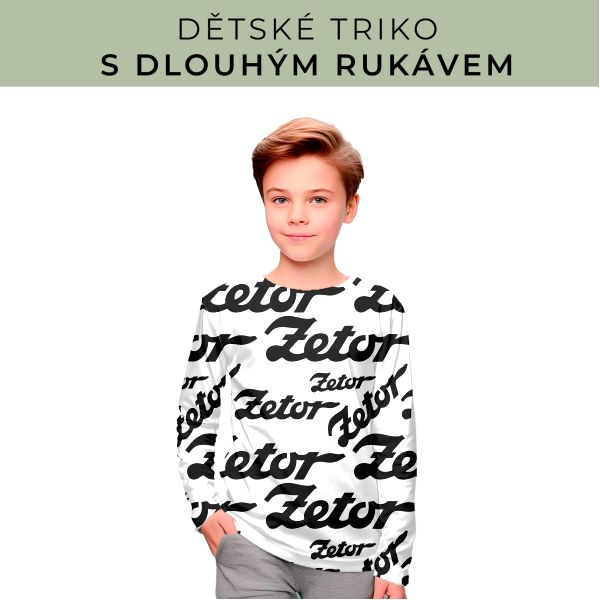 DĚTSKÝ střih - triko dlouhý rukáv