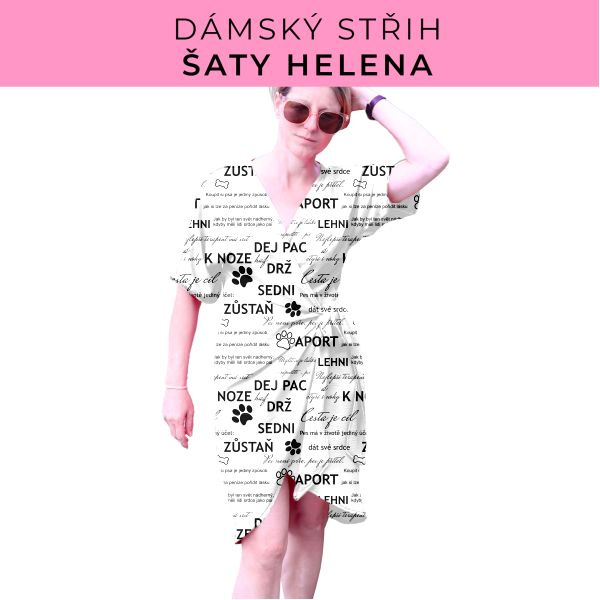 Dámský střih na šaty  Helena