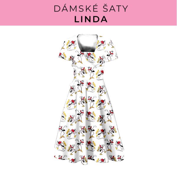 DÁMSKÝ střih - šaty Linda