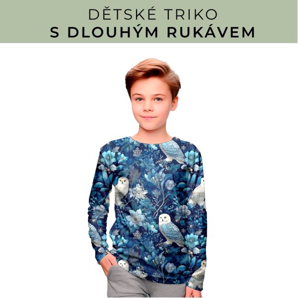 DĚTSKÝ střih - triko dlouhý rukáv