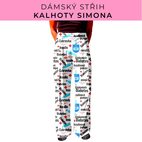 Dámský střih - kalhoty Simona