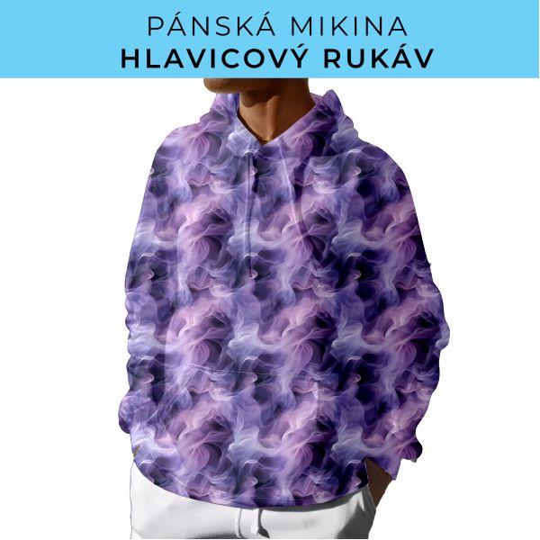 PÁNSKÝ střih - mikina s kapucí