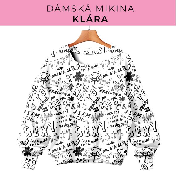 DÁMSKÝ střih - mikina Klára