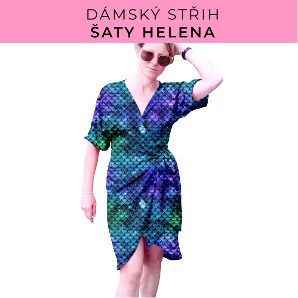 Dámský střih na šaty  Helena