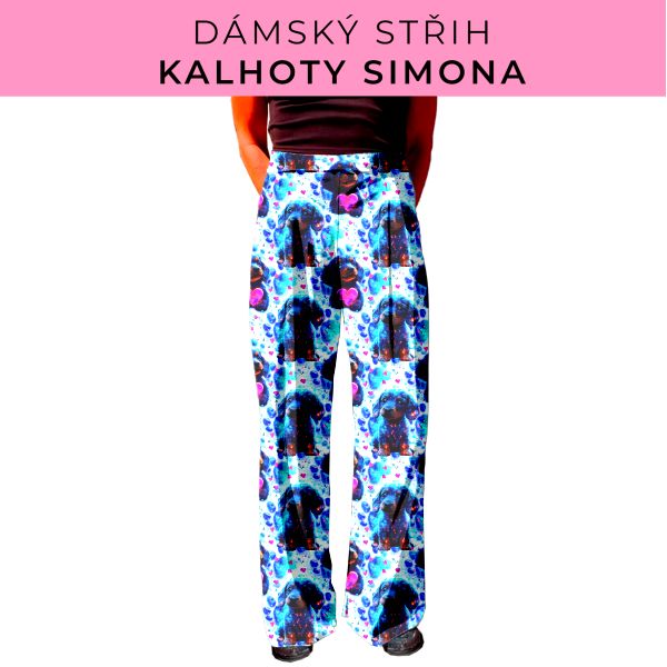 Dámský střih - kalhoty Simona