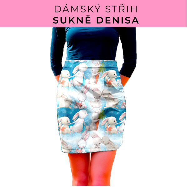 Dámský střih - Dámská sukně Denisa