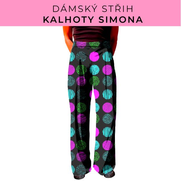 Dámský střih - kalhoty Simona
